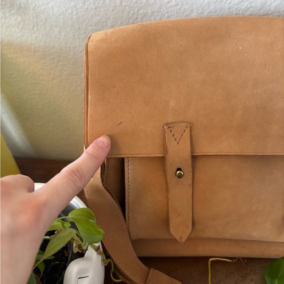 Madewell | RARE Essex vintage brown leather satchel crossbody bag - Picture 3 of 14